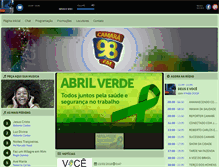 Tablet Screenshot of camarafm.com.br